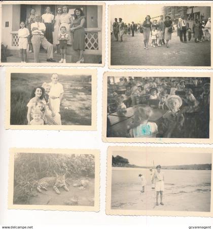 BELG.CONGO  6 FOTO'S LEOPOLDVILLE  JAREN 50