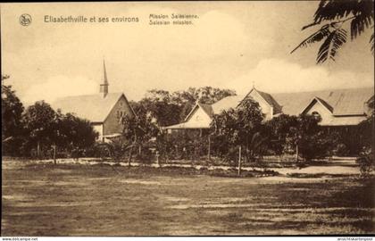 CPA Lubumbashi Elisabethville DR Kongo Zaire, Mission Salésienne, Verkaufsanlage