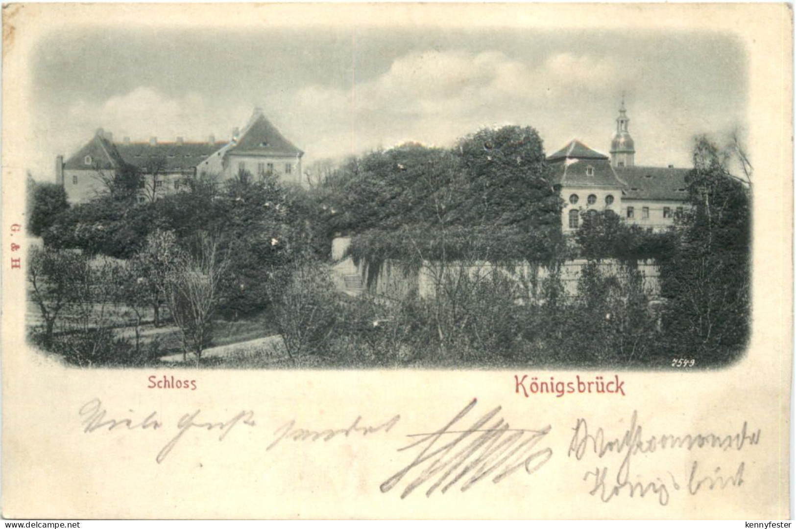Königsbrück - Reliefkarte