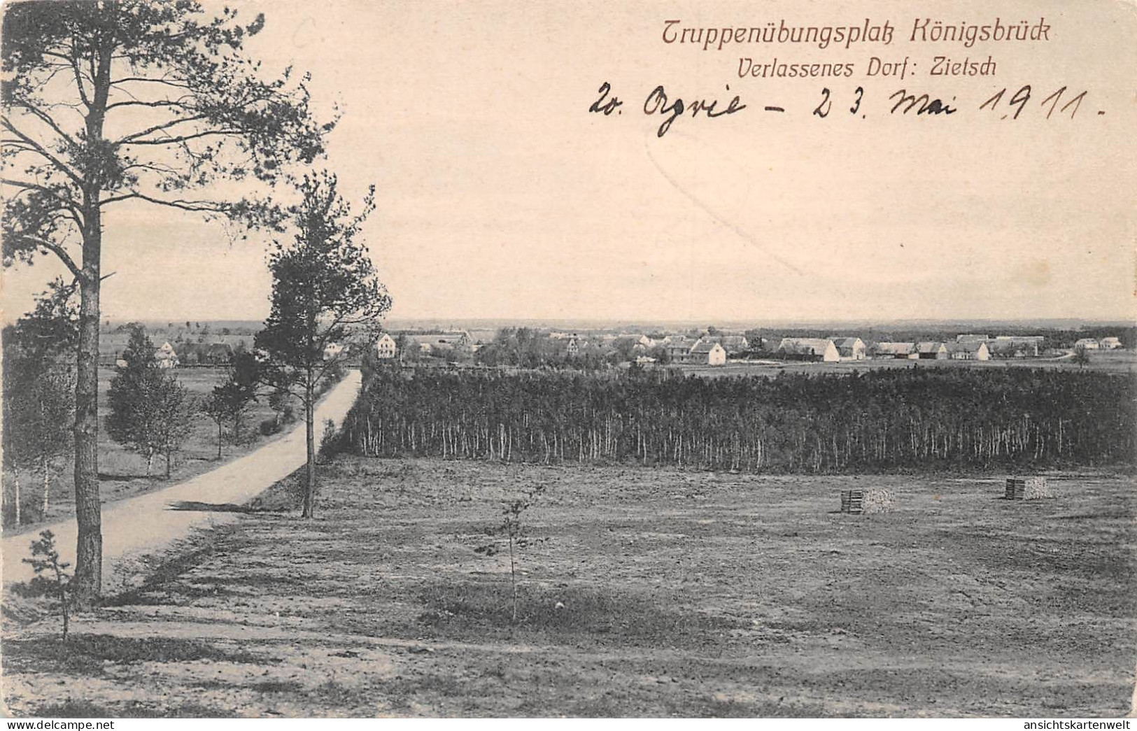 Königsbrück /Sa. Verlassenes Dorf Zietsch ngl #190.870