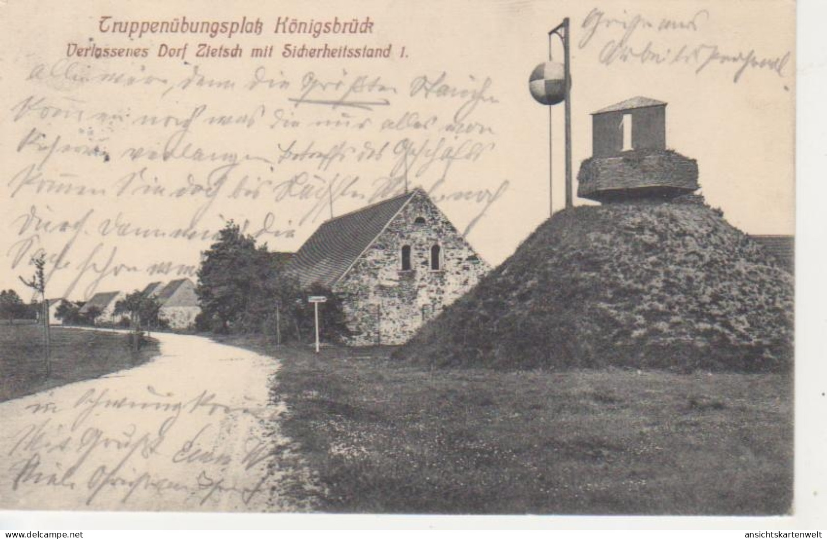 Königsbrück Zietsch Sicherheitsstand 1 gl1912 #85.155