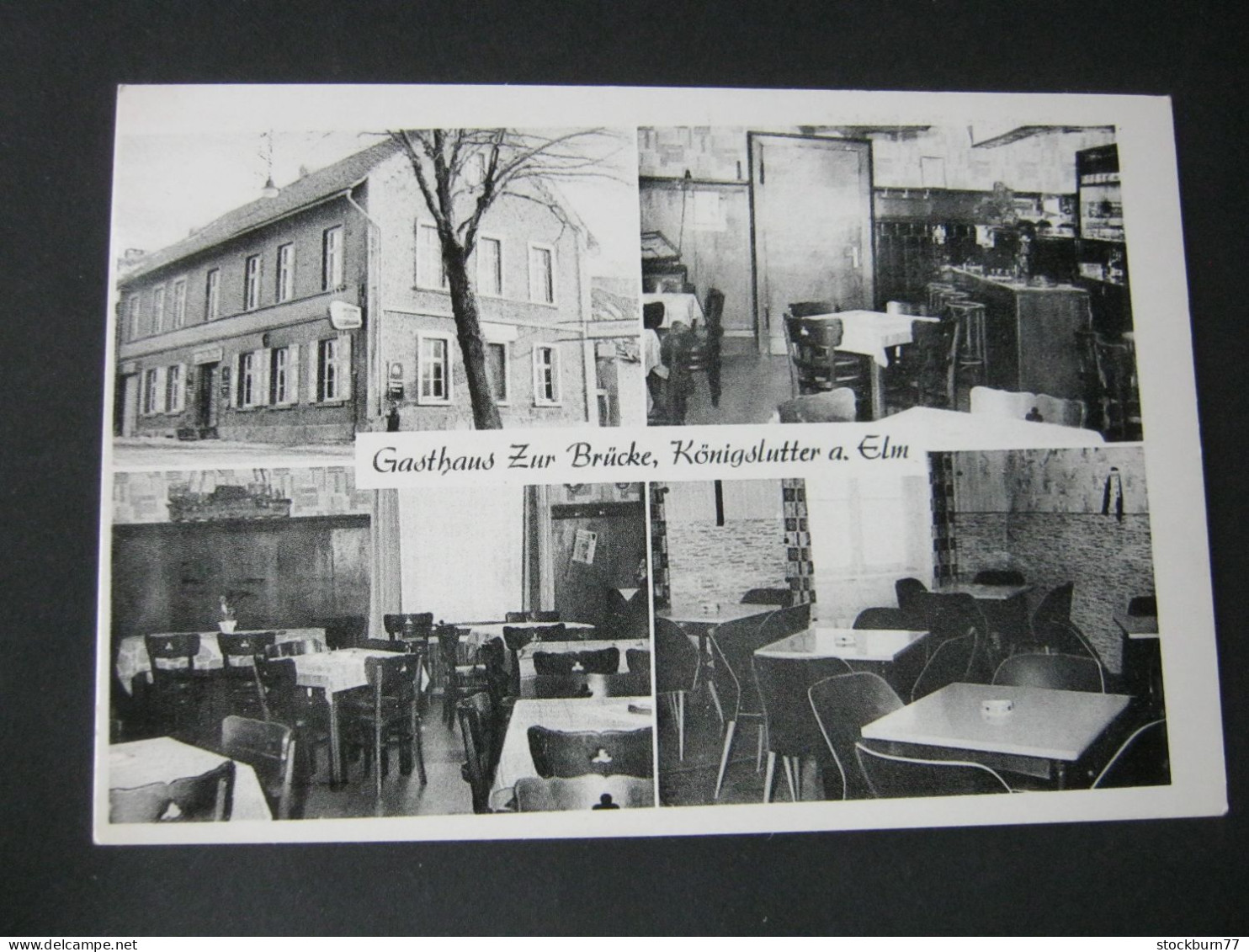 KÖNIGSLUTTER , Gasthof , seltene   Ansichtskarte um 1965