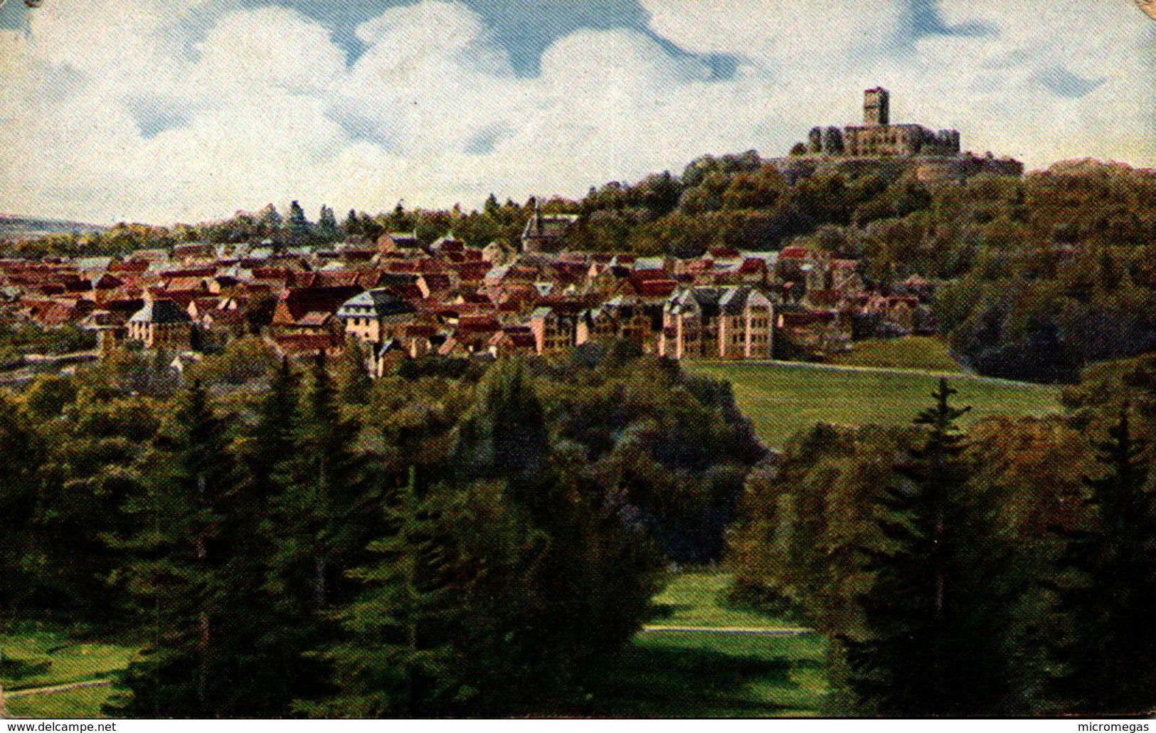 KÖNIGSTEIN i. T. - Blick auf Königstein vom Gaisberg
