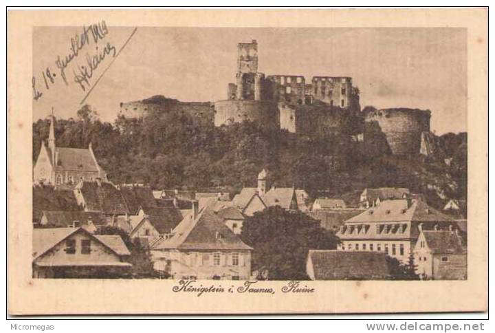 KÖNIGSTEIN i. Taunus Ruine