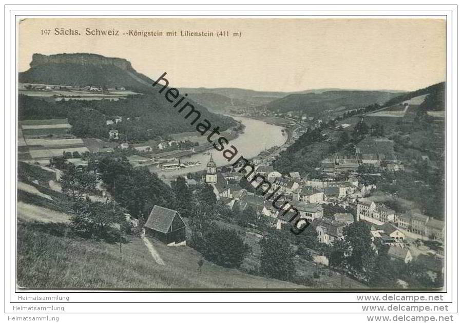 Königstein mit Lilienstein