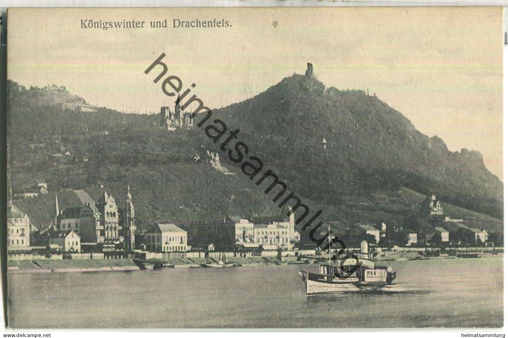 Königswinter und Drachenfels ca. 1910