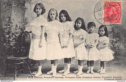 Luxembourg - Famille Grand-Ducale - Les filles du Grand-Duc Guillaume IV - Ed. Ch. Bernhoeft