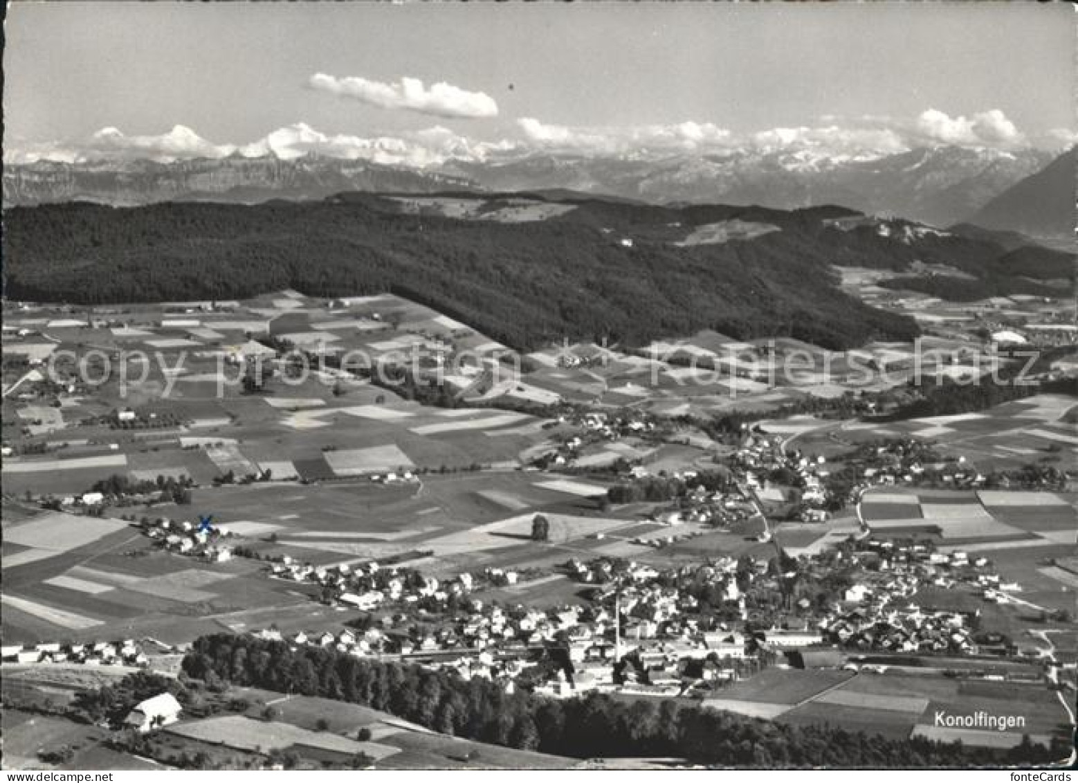 Konolfingen BE Fliegeraufnahme