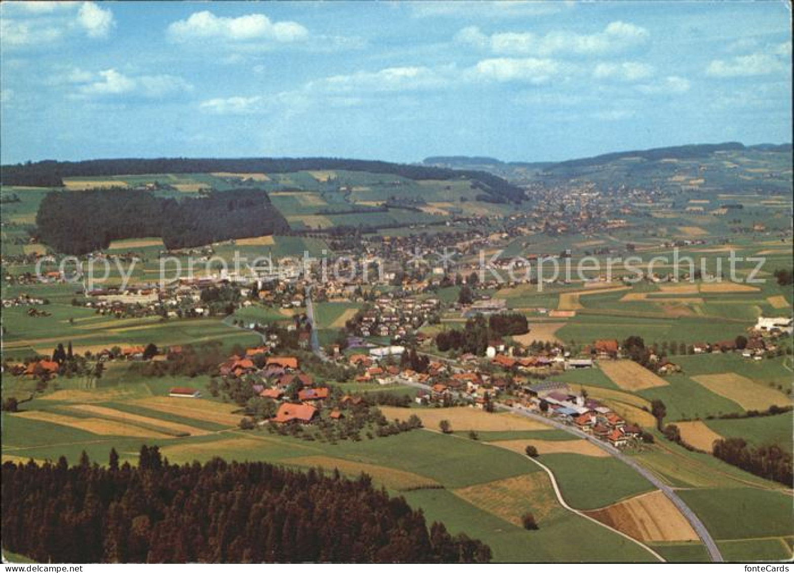 Konolfingen BE Fliegeraufnahme