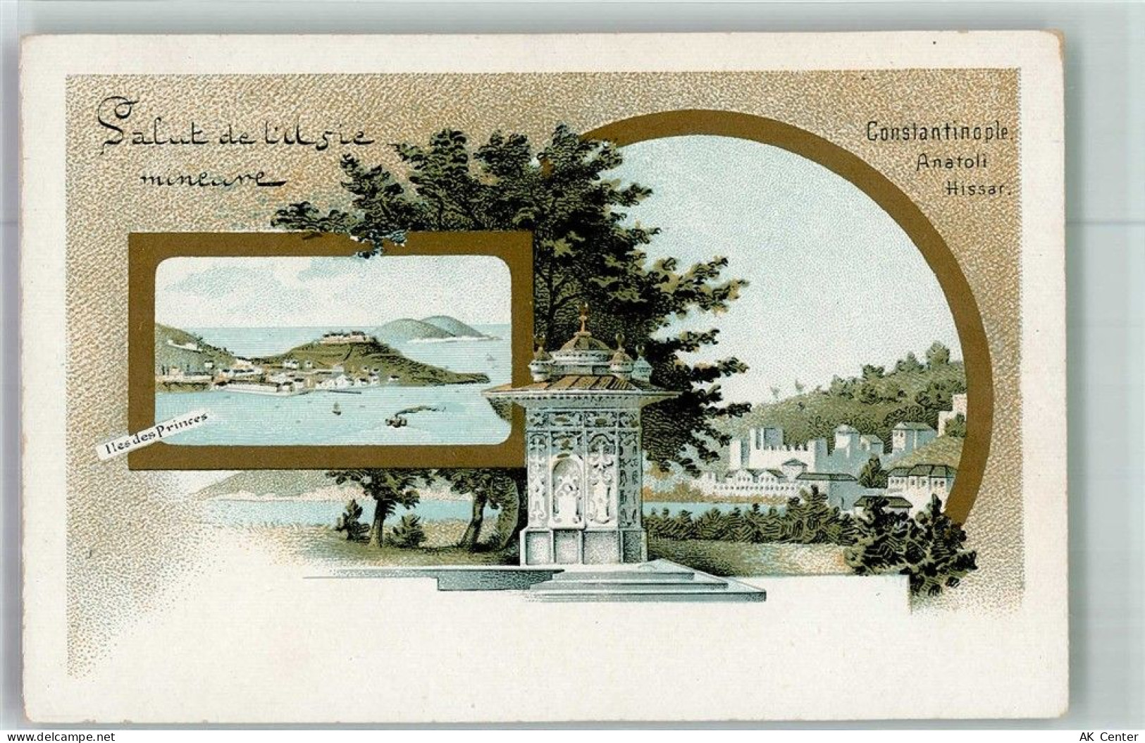 Konstantinopel Istanbul Lithographie Prinzeninsel - 13672977
