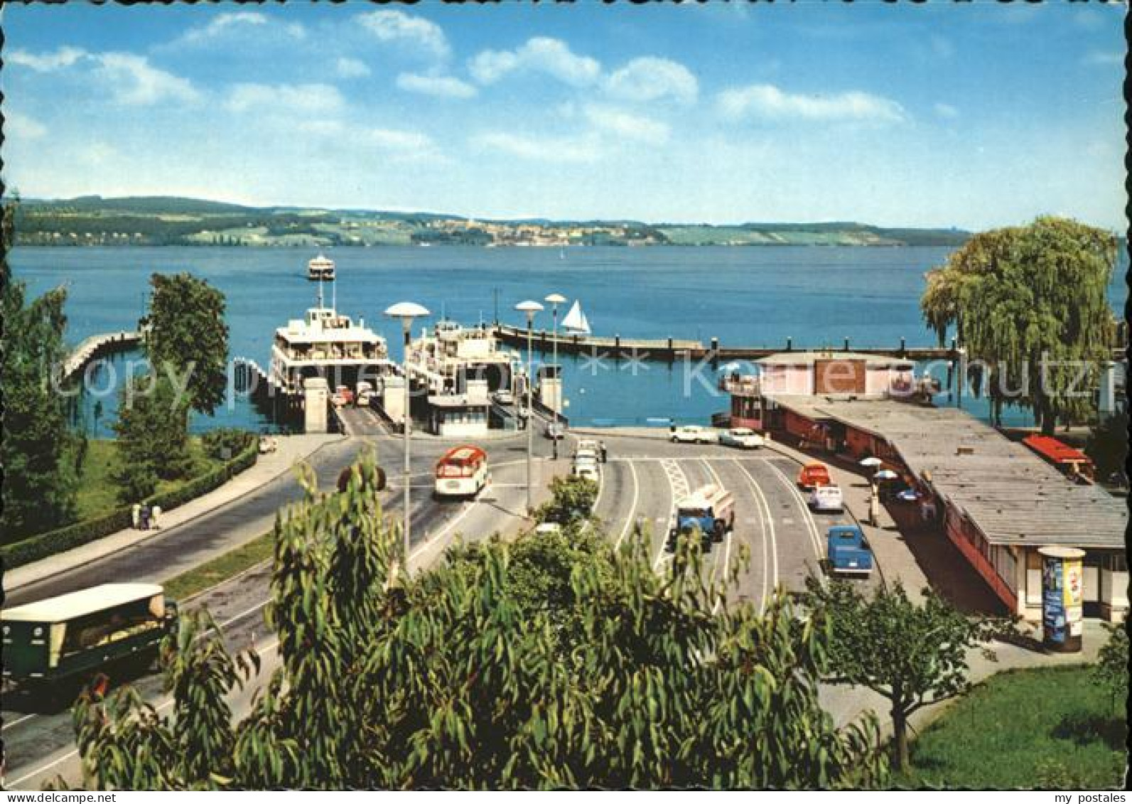 Konstanz Autofaehre Konstanz Meersburg Bodensee