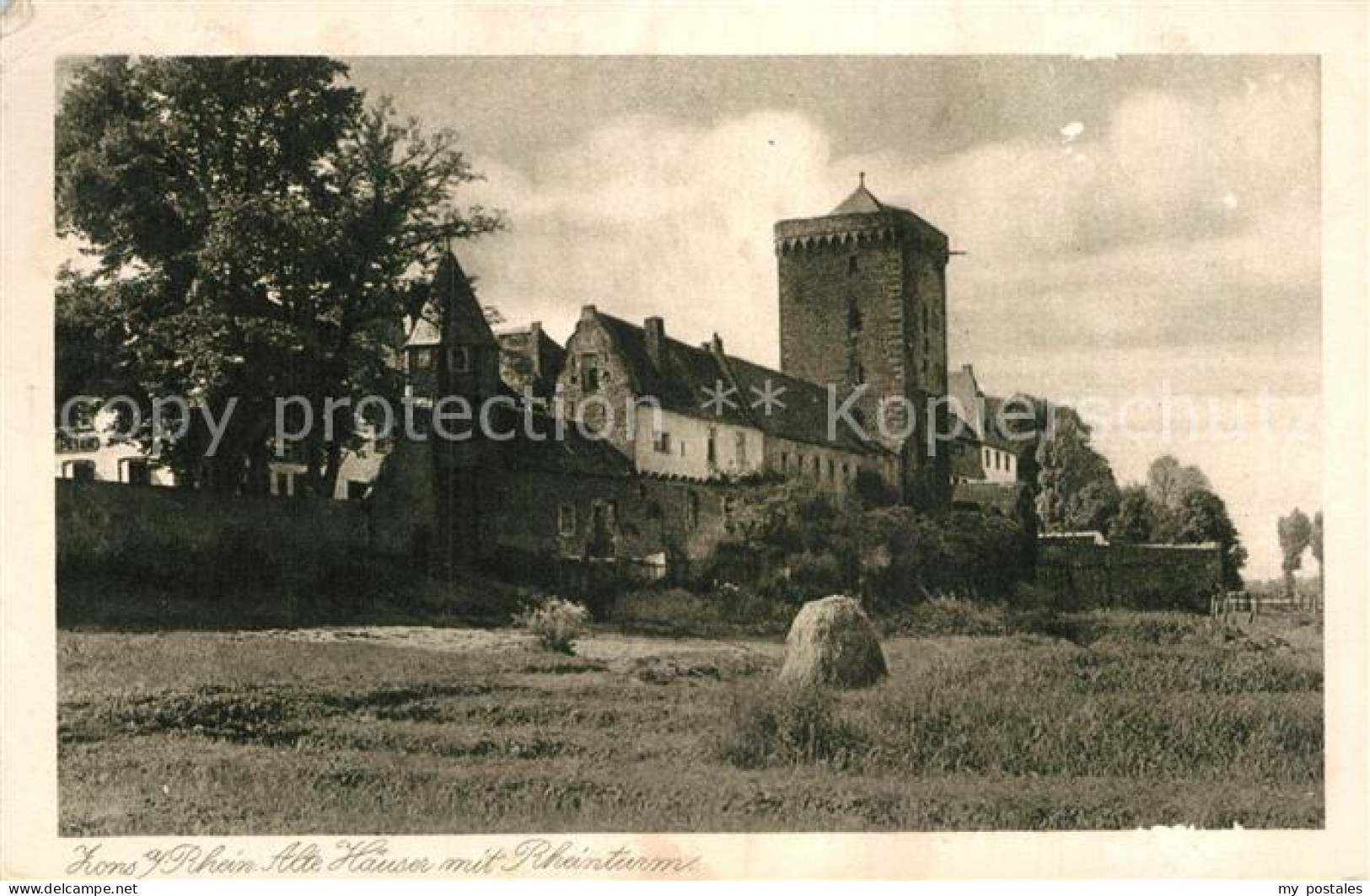 Konz Alte Haeuser Rheinturm