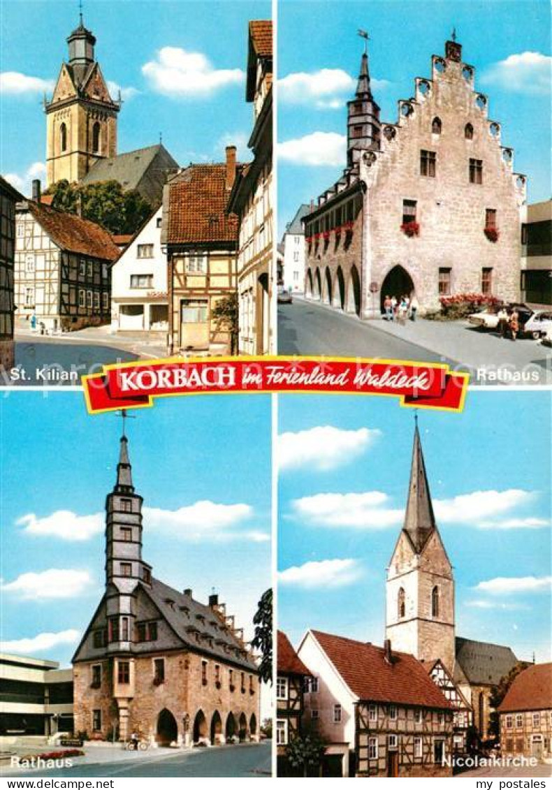Korbach Sankt Kilian Rathaus Nicolaikirche