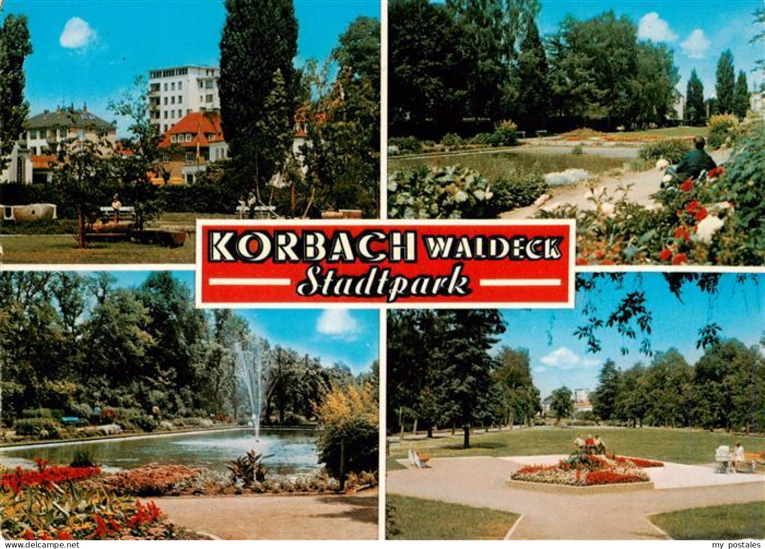 Korbach Stadtpark Teilansichten