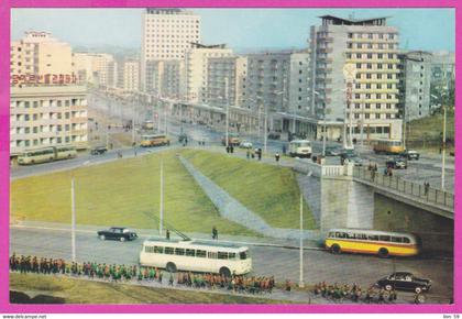 281318 / North Korea - Pyongyang Una parte de la nueva calle Chenlima-calle de felicidad PC Nordkorea Coree du Nord