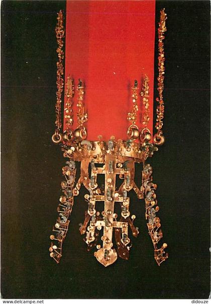 Carte Postale - Corée du Sud - Gold Crown with pendants - From Hwangnamdaichong Tomb North mound - Kyongju - Antiquité -