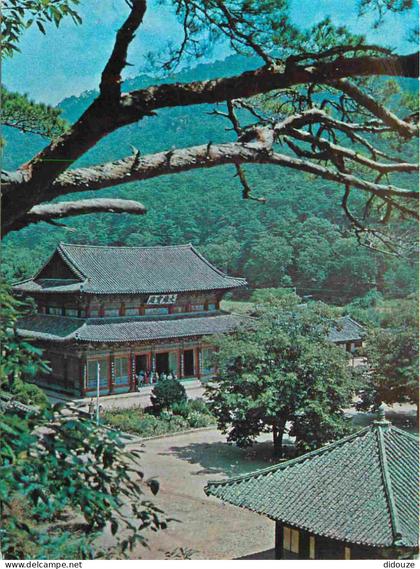Carte Postale - Corée du Sud - Boeun - Daeungbo-jeon main hall at beobju-sa temple korea - CPM - Voir Scans Recto-Verso