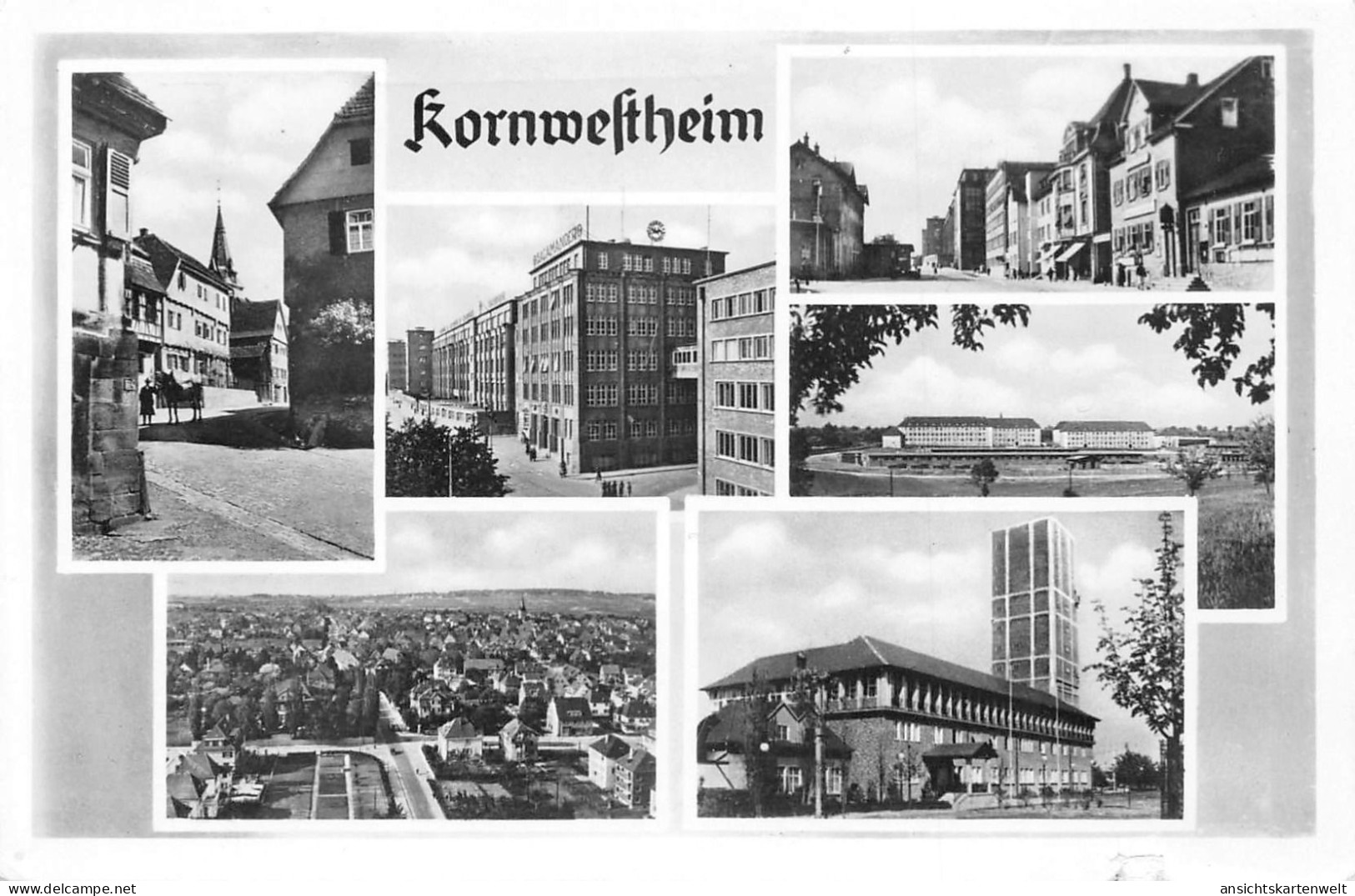 Kornwestheim Mehrbildkarte gl1957 #176.415