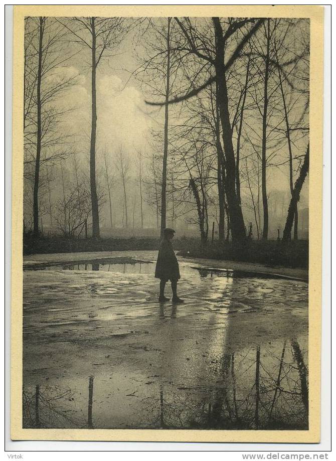 Kortenberg ´ Abdij Cortenberg ´  :  weerschijn op het ijs    ( groot formaat )