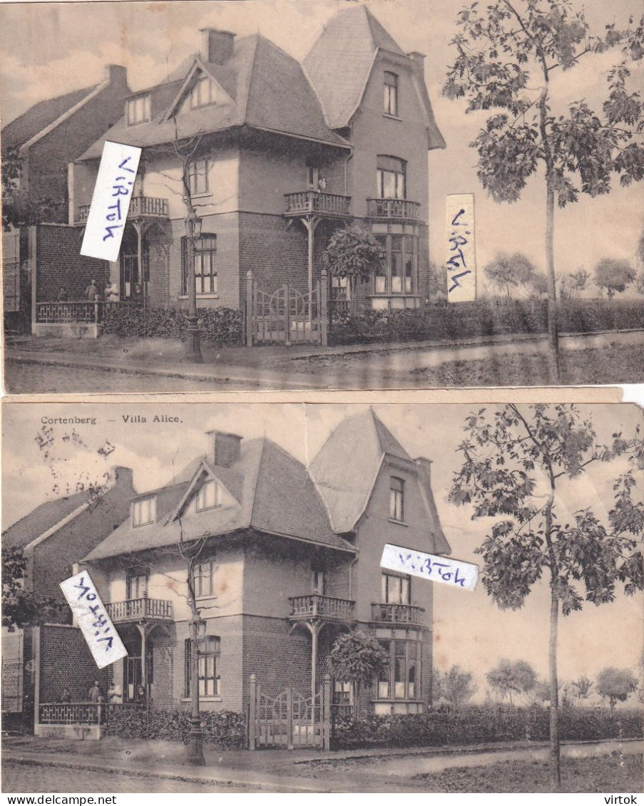 Kortenberg:  villa Alice  (   2 tems  :: 1 vermelding villa niet aanwezig -  &  1  enkel het voorblad van de kaart )