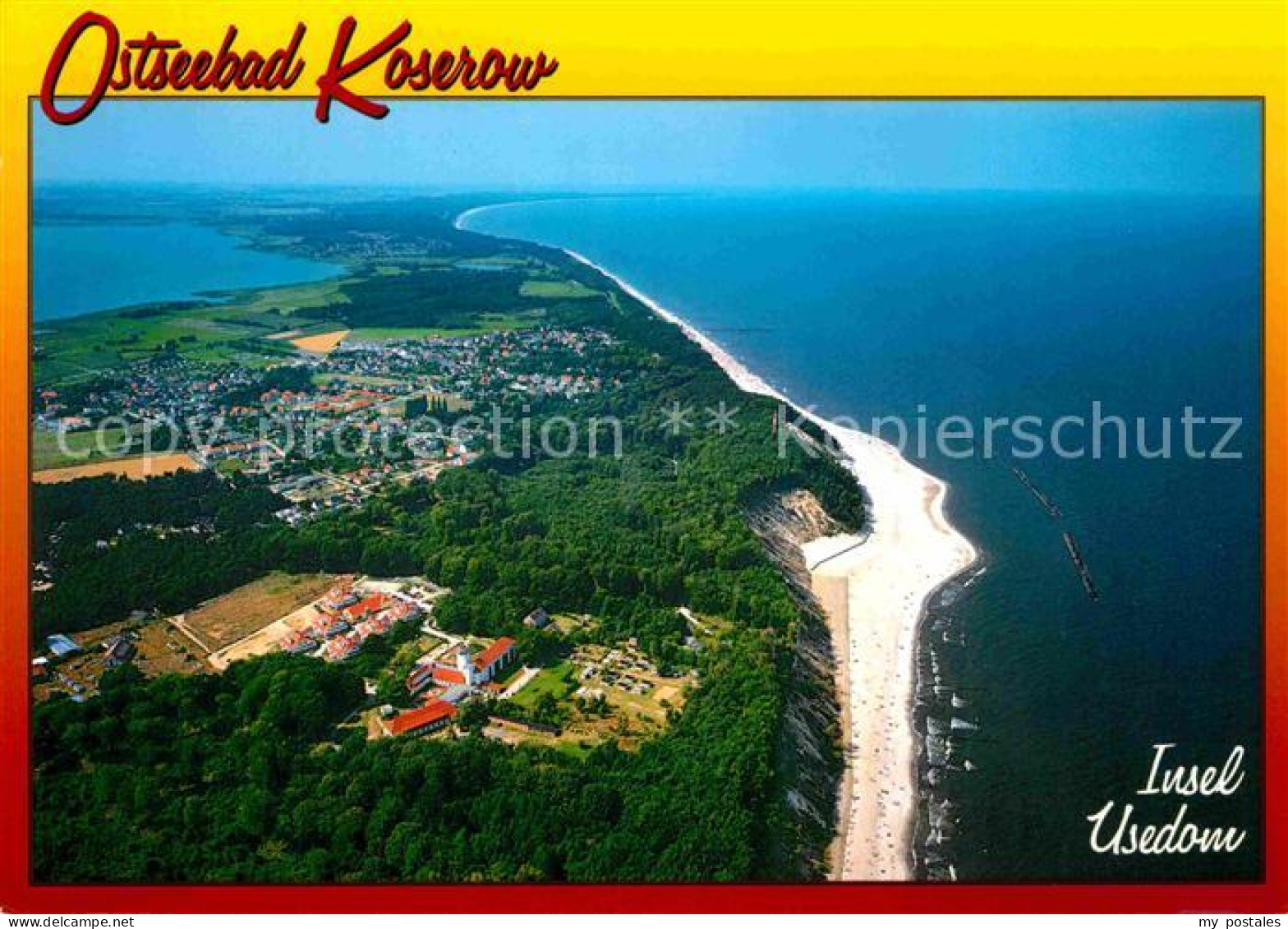 Koserow Ostseebad Usedom Fliegeraufnahme Insel Usedom