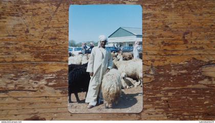 REF 631 : Photo originale 12.5 x 8.5 cm  Koweit marchand de mouton