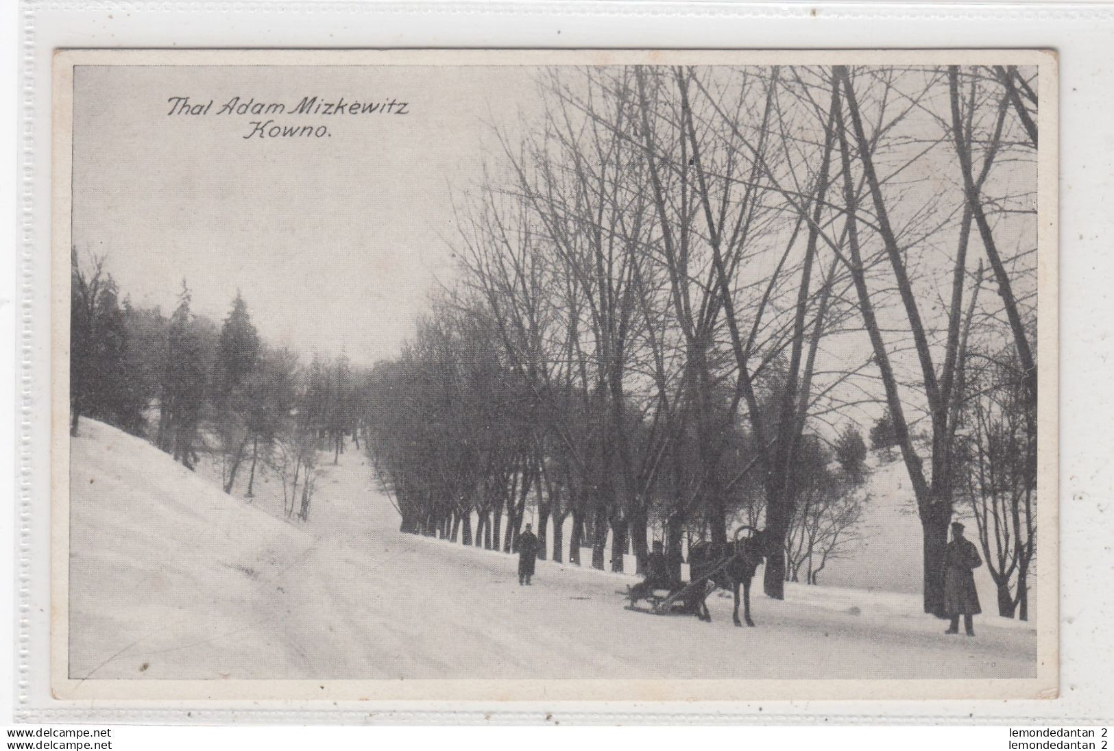 Kowno. Thal Adam Mizkewitz.*