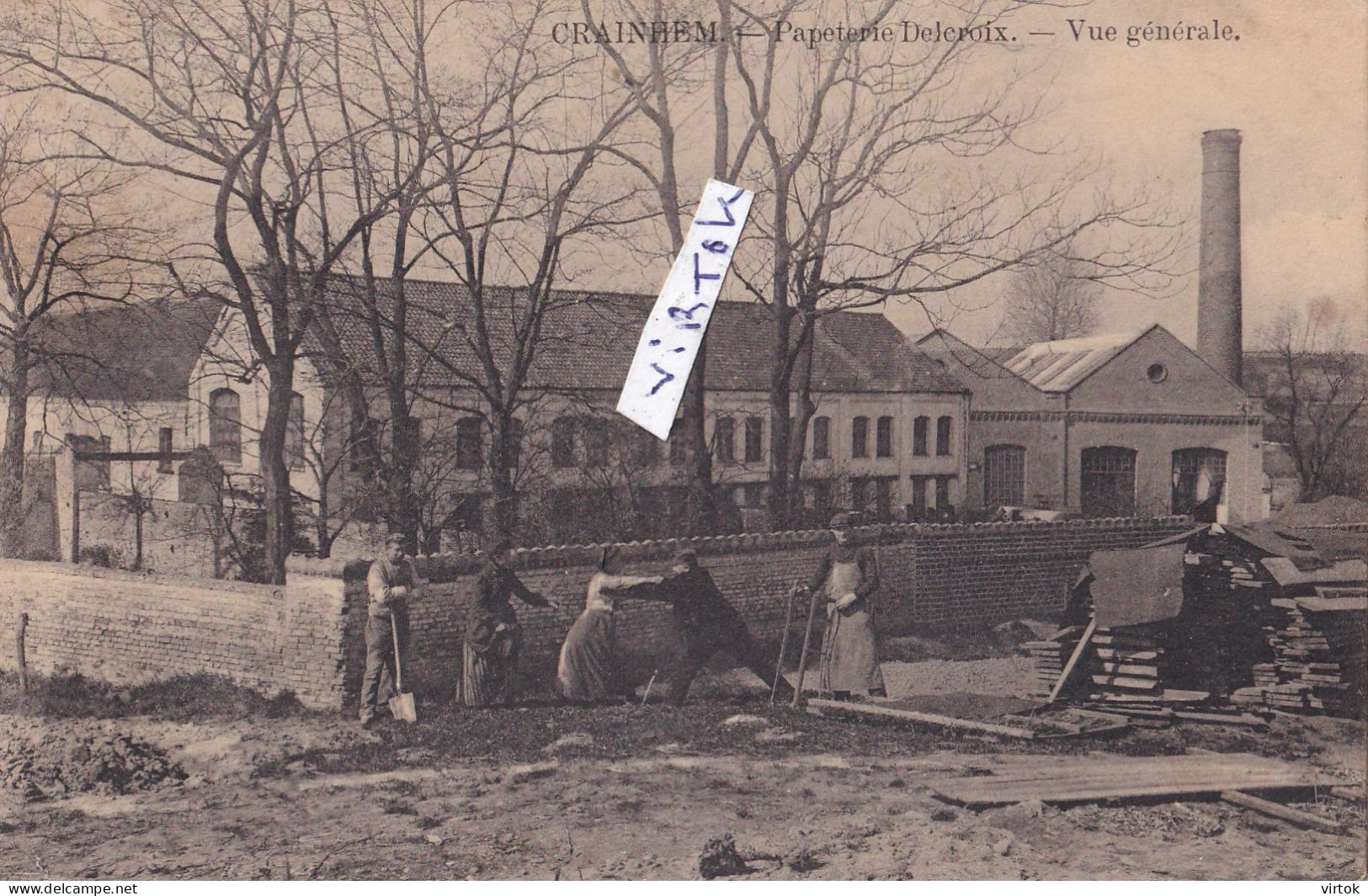 KRAAINEM -  CRAINHEM : Papeterie Deleroix : vue générale  (  see scans )