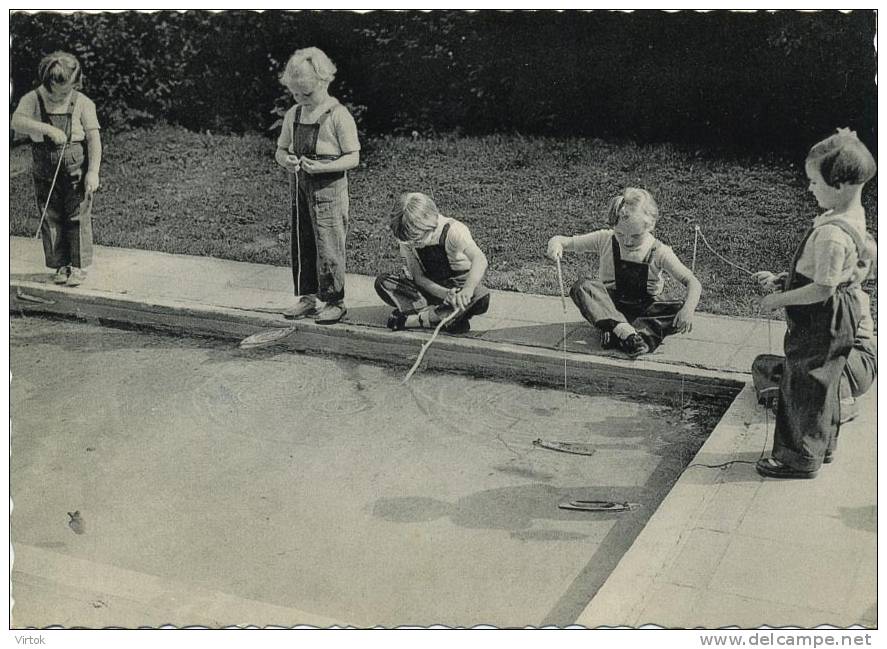 Kraainem : Instituut Henri Jaspar : Bootje varen   ( groot formaat  geschreven met zegel )