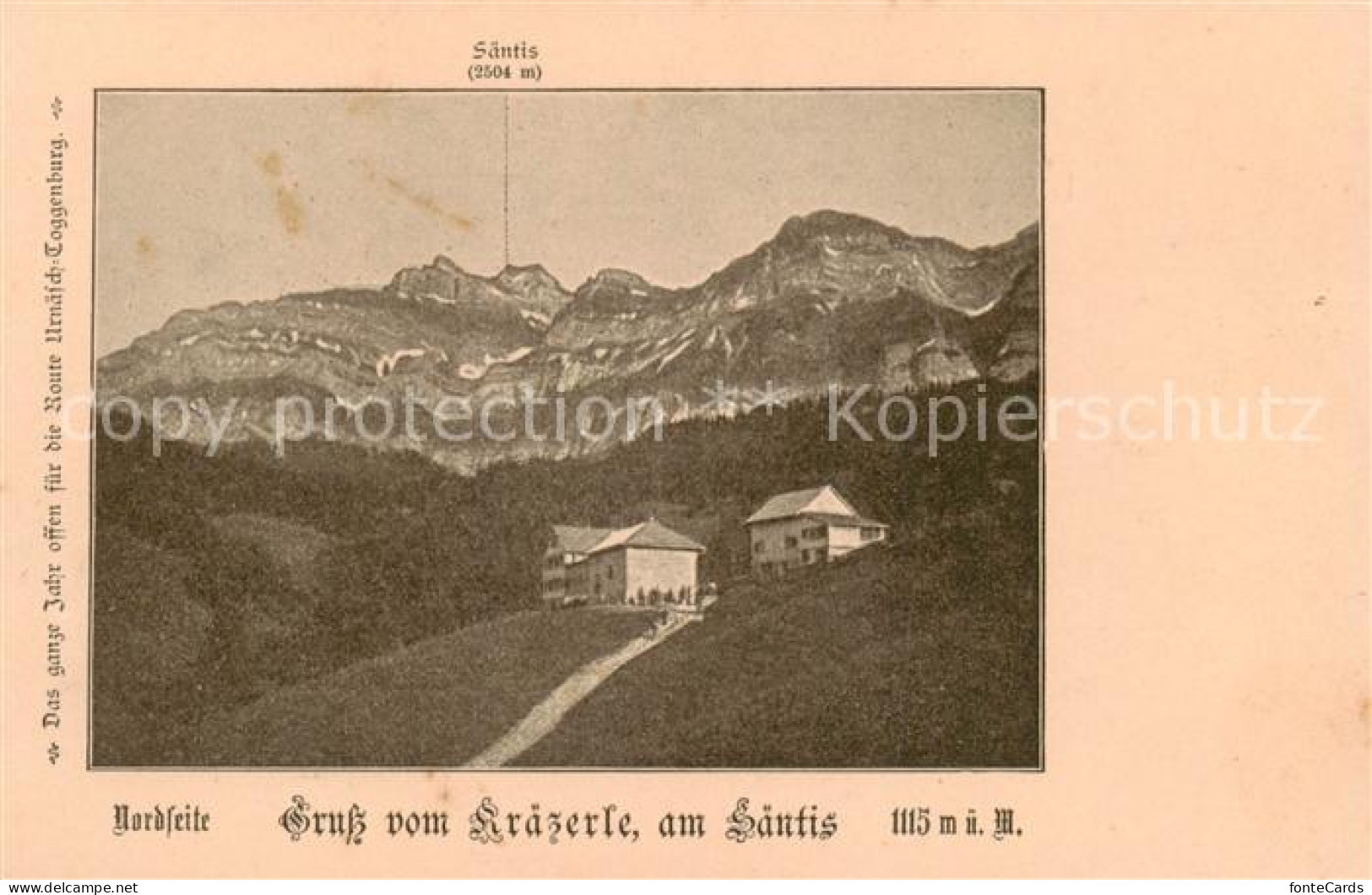 Kraezerle 1115m Saentis AR Kraezerle m. Saentis