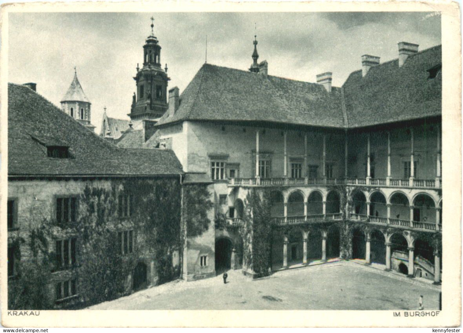 Krakau - Im Burghof