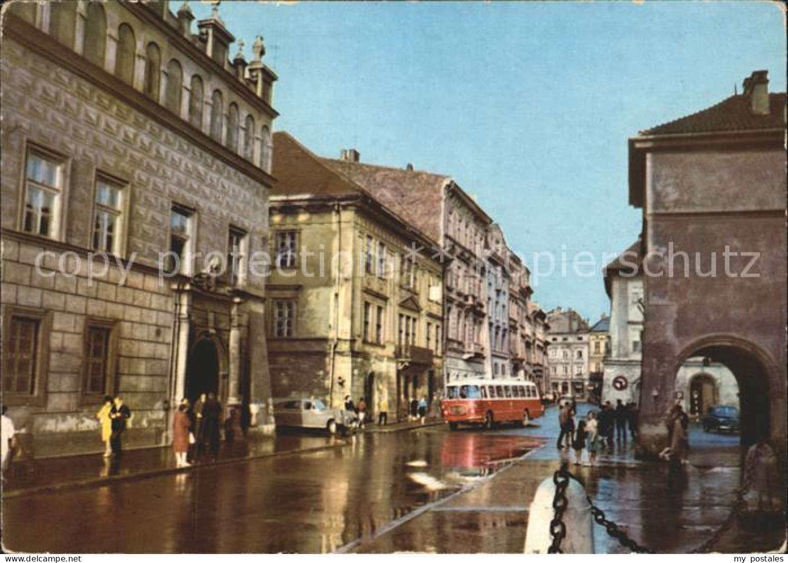 Krakow Krakau Strassenpartie