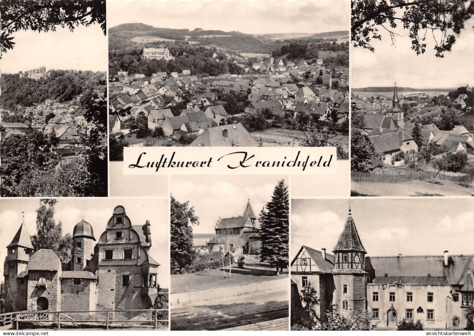 Kranichfeld Mehrbildkarte gl1964 #178.251