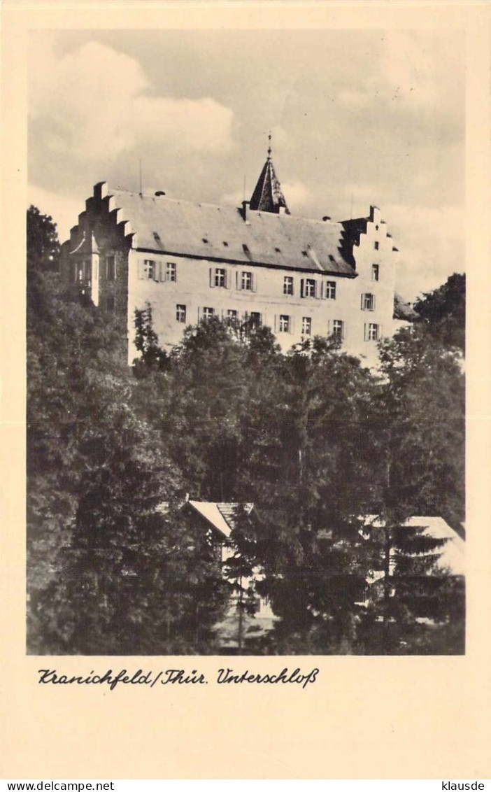 Kranichfeld / Thür. - Unterschloß gel.1954