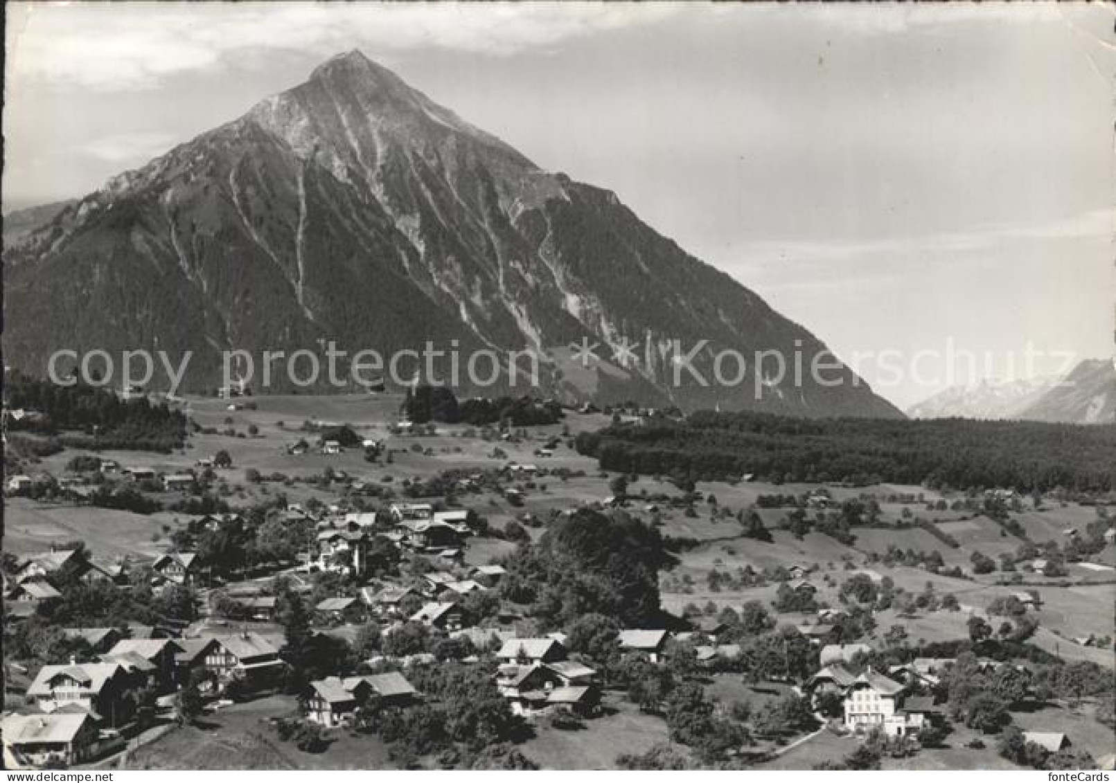 Krattigen Fliegeraufnahme