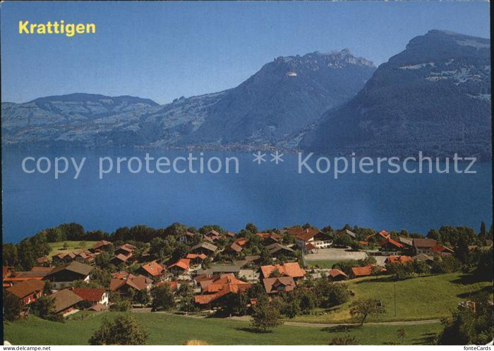 Krattigen Rothorn Niederhorn Thunersee
