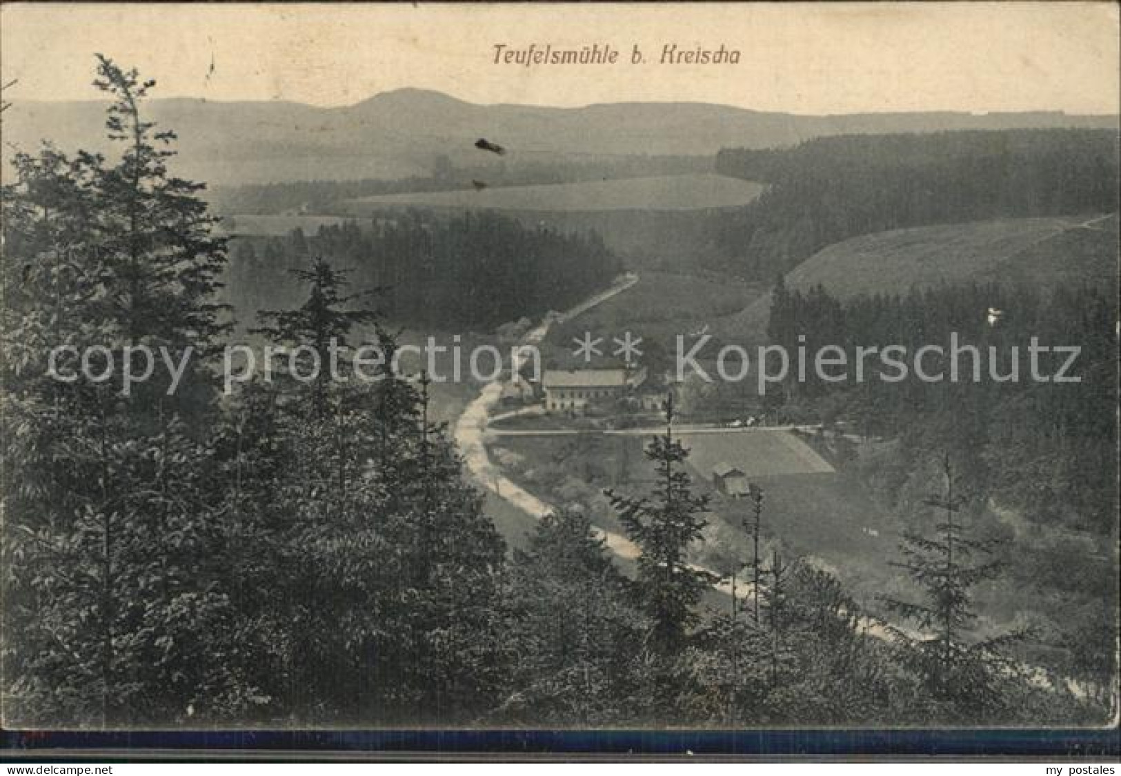 Kreischa Panorama Teufelsmuehle