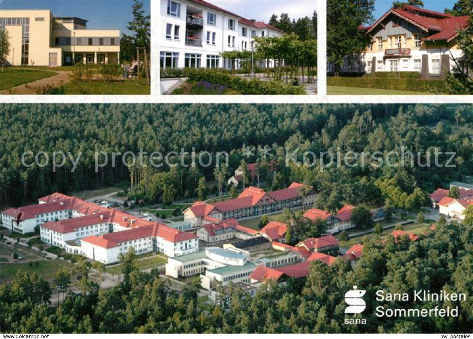 Kremmen Sana Kliniken Sommerfel Fliegeraufnahme