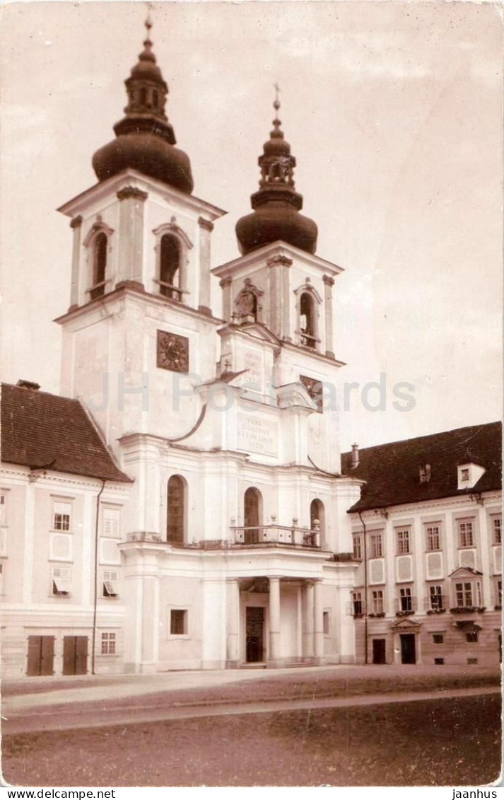 Kremsmunster - Stiftskirche - church - No. 1555 - old postcard - Austria - used