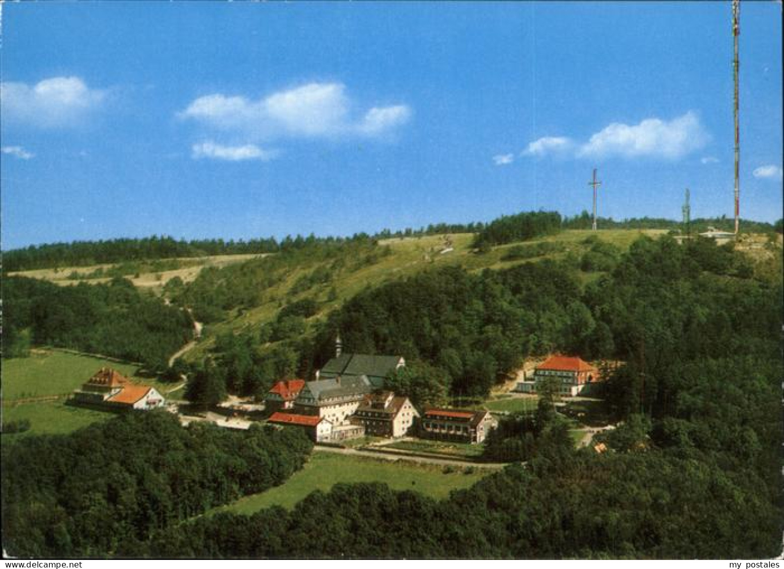 Kreuzberg Rhoen Kloster Kreuzberg Fliegeraufnahme