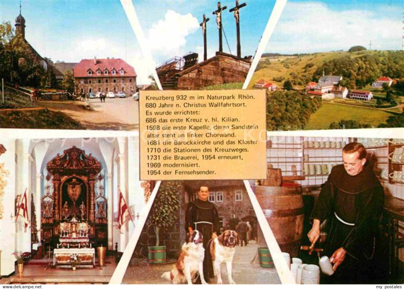 Kreuzberg Rhoen Naturpark Rhoen Brauerei Kapelle Bernhardiner Hunde