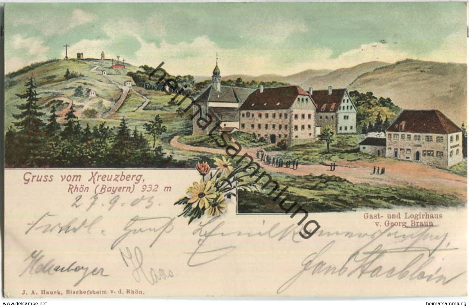 Kreuzberg Rhön - Gast- und Logirhaus von Georg Braun