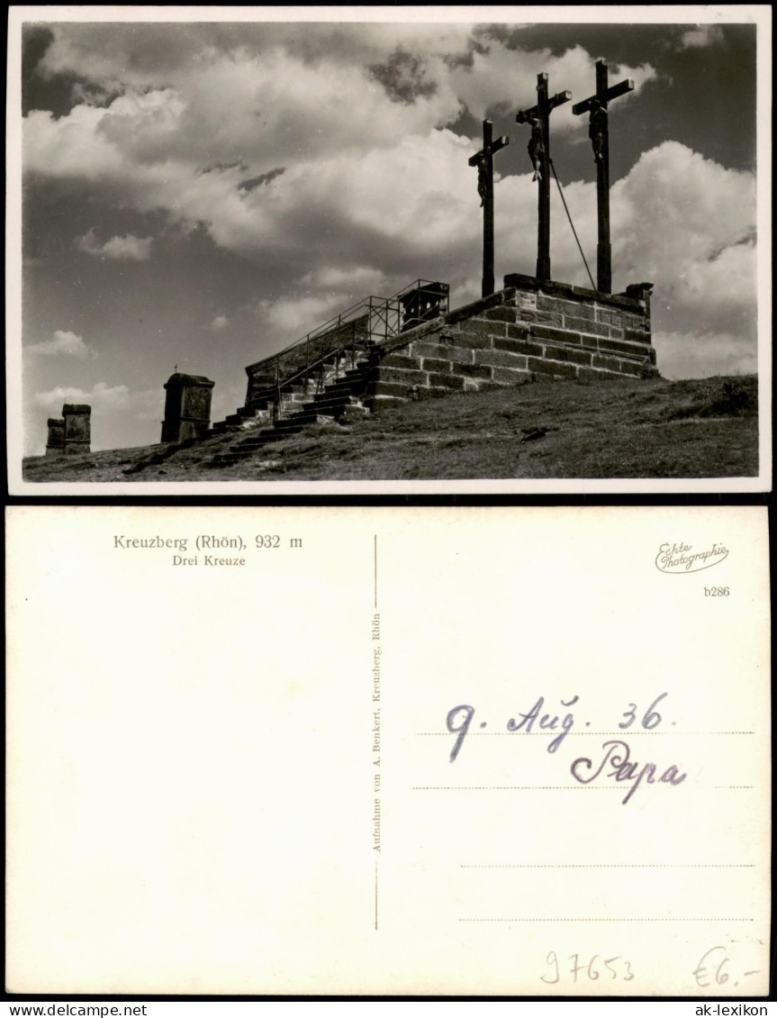 Kreuzberg (Rhön) Kreuzberg (Rhön) 932 m Drei Kreuze Berg-Ansicht 1936