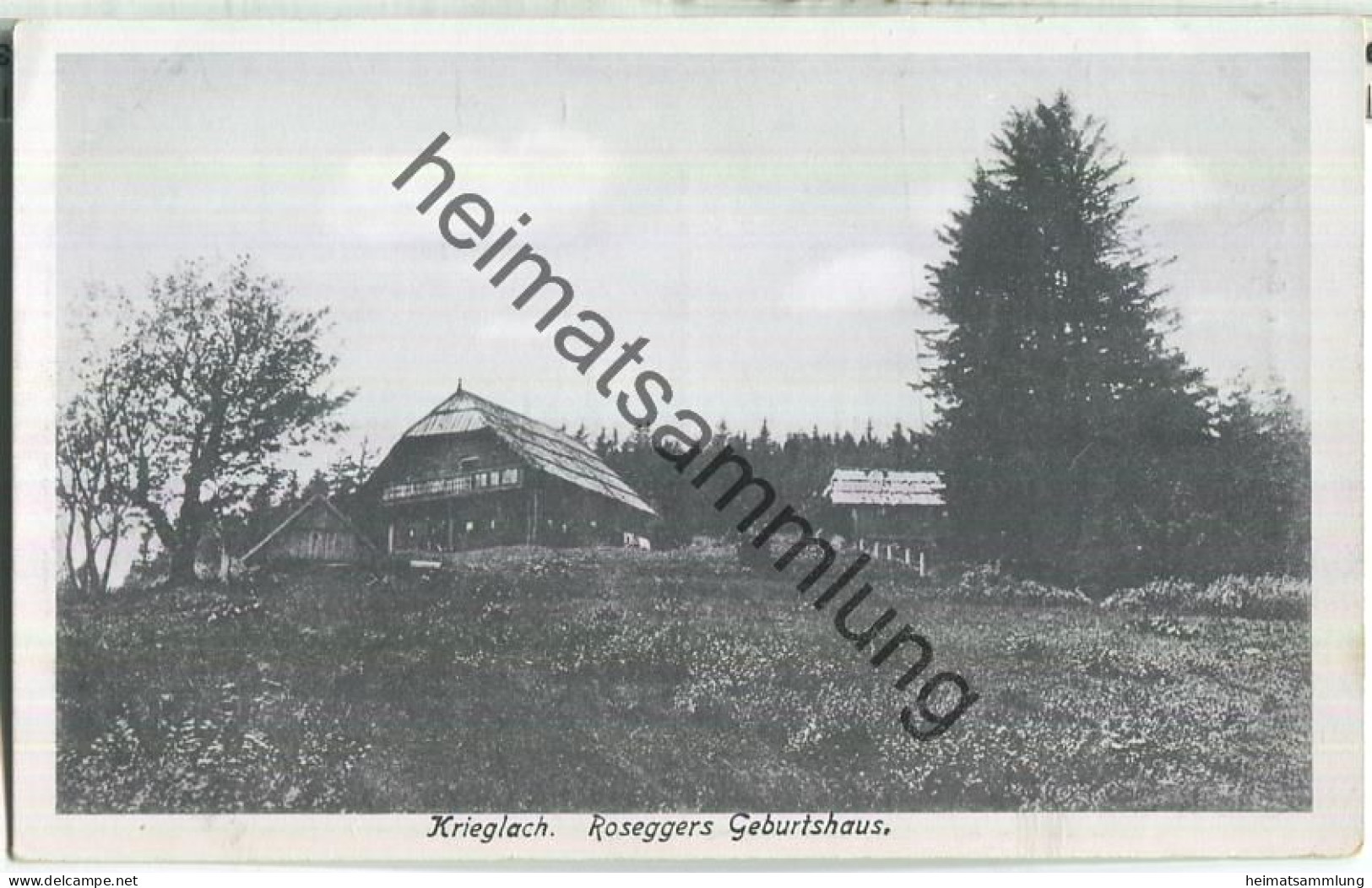 Krieglach - Roseggers Geburtshaus - Verlag Albin Sussitz Graz 1918-19