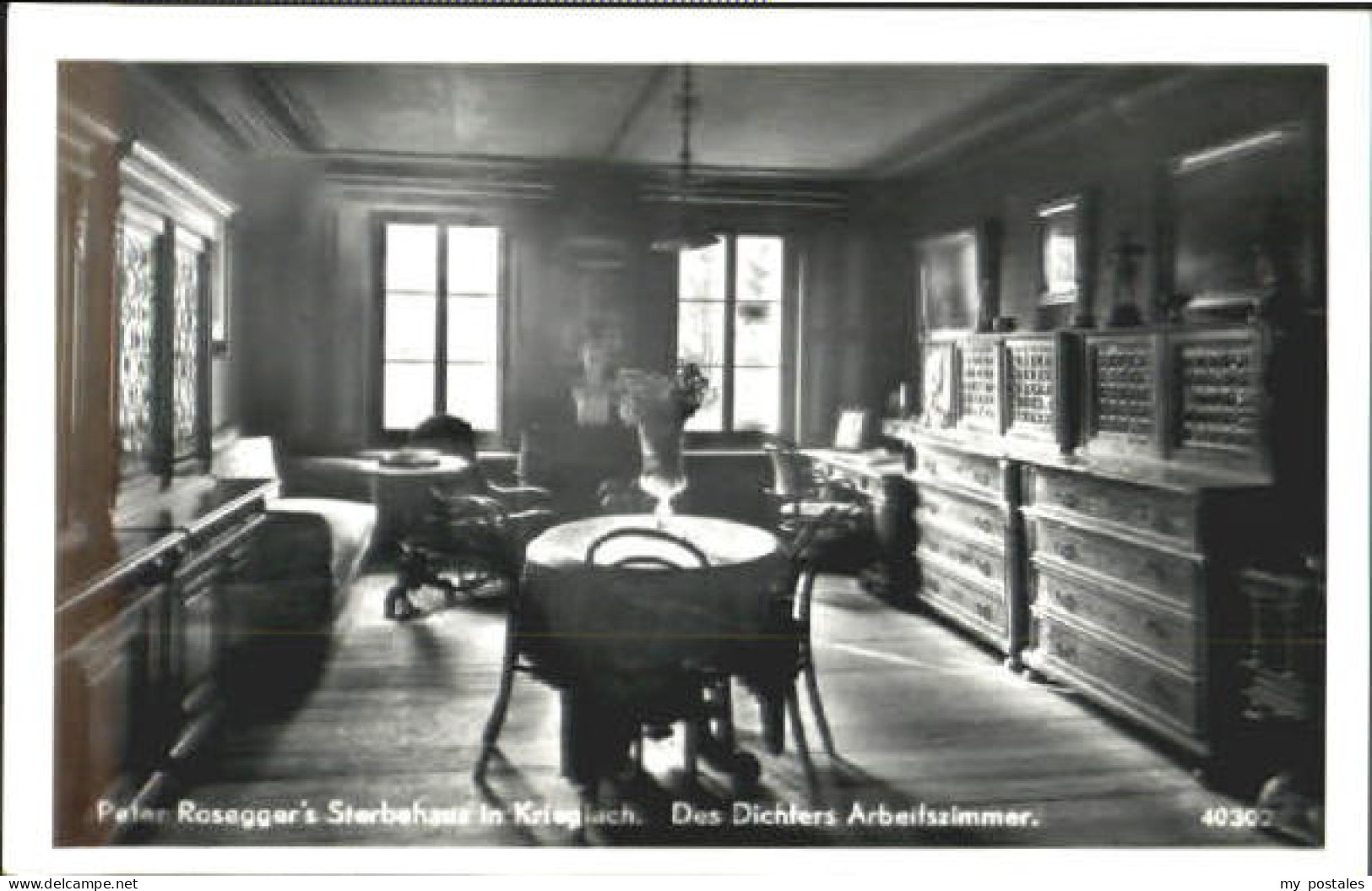 Krieglach Steiermark Arbeitszimmer Sterbehaus Peter Rosegger