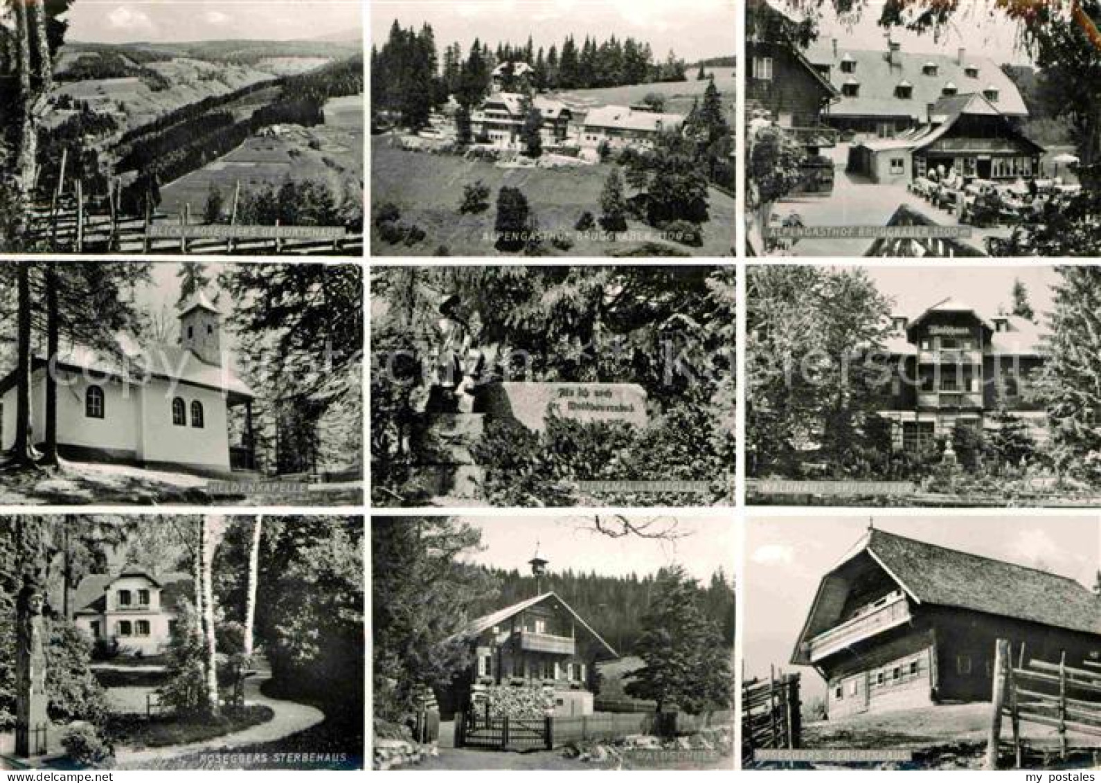 Krieglach Steiermark Denkmal Heldenkapelle Rosseggers Geburtshaus