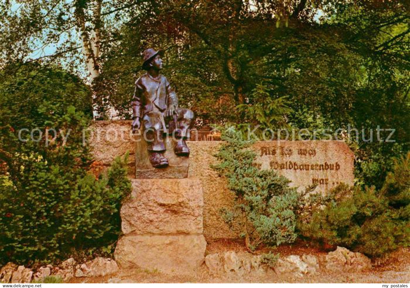 Krieglach Steiermark Rosegger Denkmal Statue