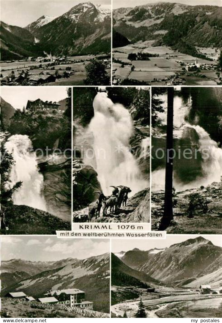 Krimml Alpenpanorama Wasserfaelle