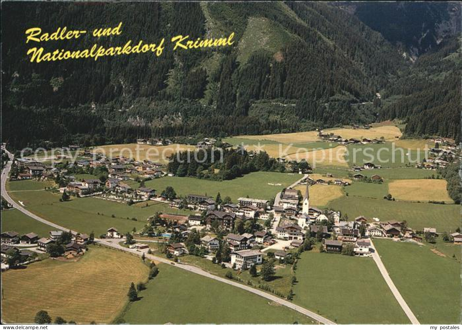 Krimml Fliegeraufnahme