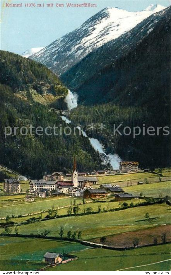 Krimml Wasserfaelle Panorama